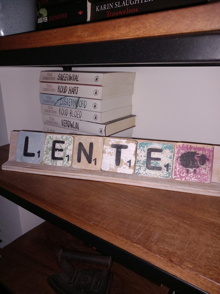 Houten letters/ grote scrabble letters GEVRAAGD!, Ophalen of Verzenden, Gebruikt, Hout