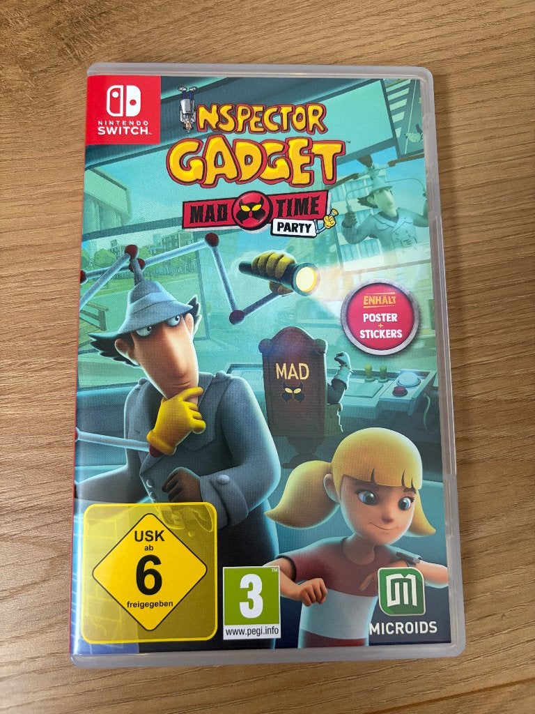 Inspector Gadget Mad Time Party ‼️Nintendo Switch Game‼️, 1 speler, Ophalen of Verzenden, Zo goed als nieuw, Vanaf 3 jaar