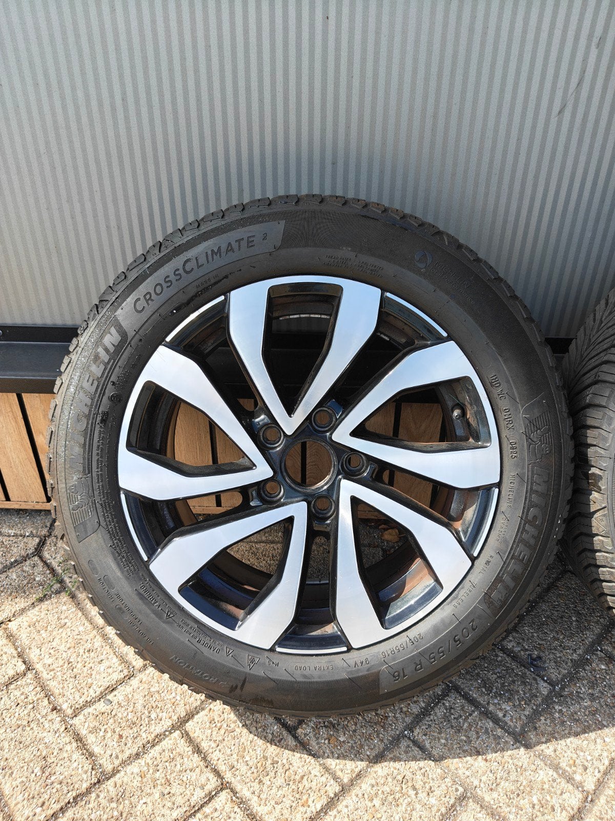 16" originele Volkswagen velgen type Galway All season, Auto-onderdelen, Banden en Velgen, Ophalen, Gebruikt, 16 inch, Banden en Velgen