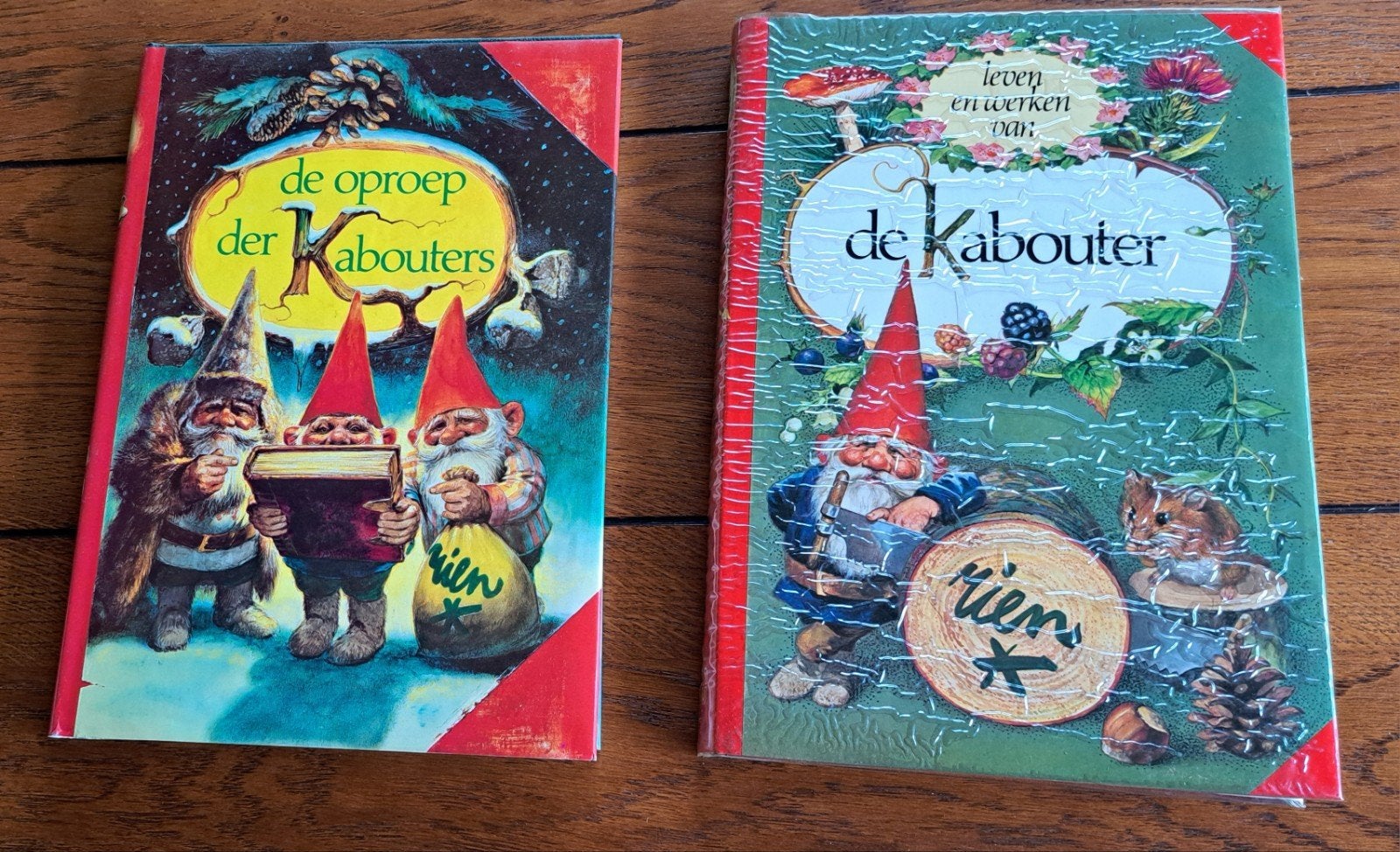 Rien Poortvliet 2 Kabouterboeken, Ophalen of Verzenden, Gelezen, Rien Poortvliet, Prentenboek