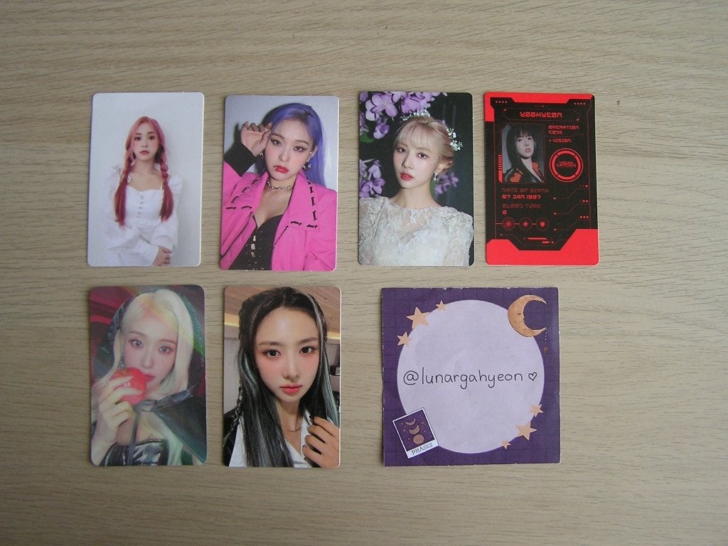 Dreamcatcher photocards, Ophalen of Verzenden, Zo goed als nieuw, Foto of Kaart