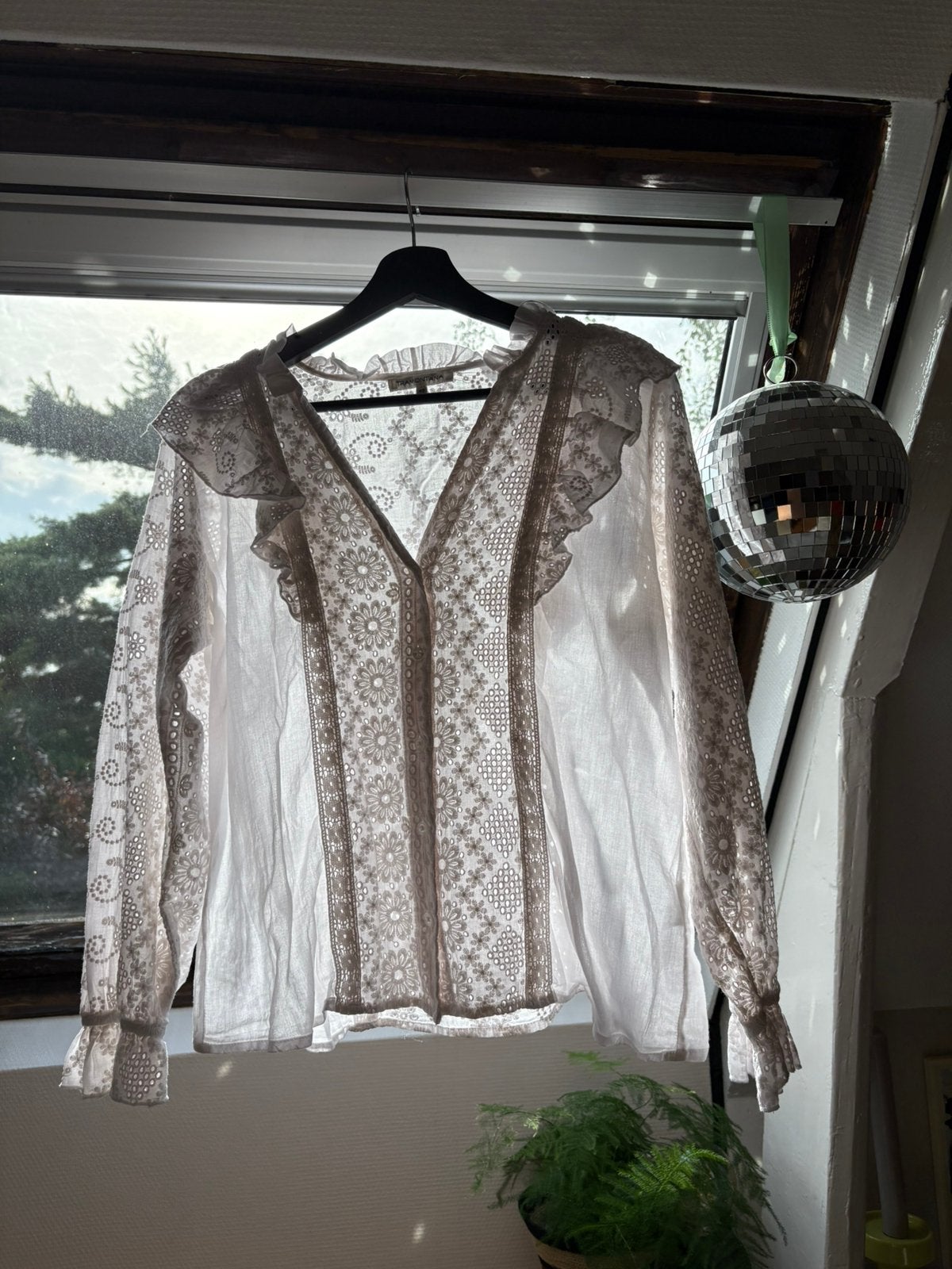 Tramontana - Witte blouse - Katoen - Maat 40, Ophalen of Verzenden, Zo goed als nieuw