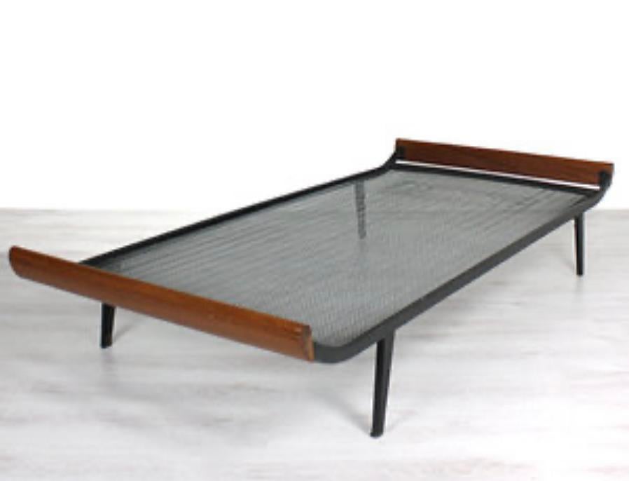 Auping Cleopatrabed, 90 cm, Zwart, Tweepersoons, Ophalen of Verzenden