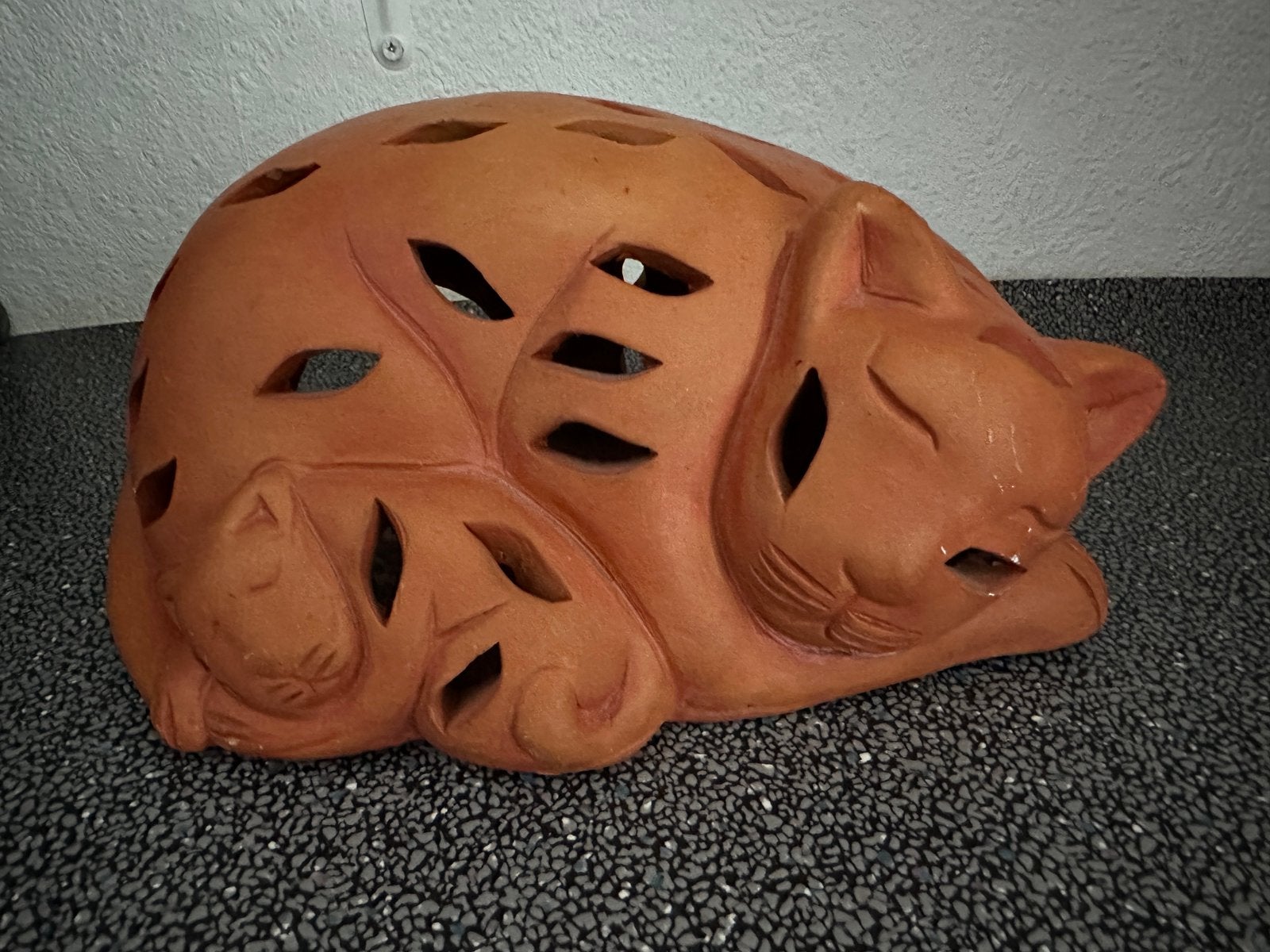 Terracotta kat, Verzamelen, Beelden en Beeldjes, Ophalen of Verzenden, Zo goed als nieuw, Dier