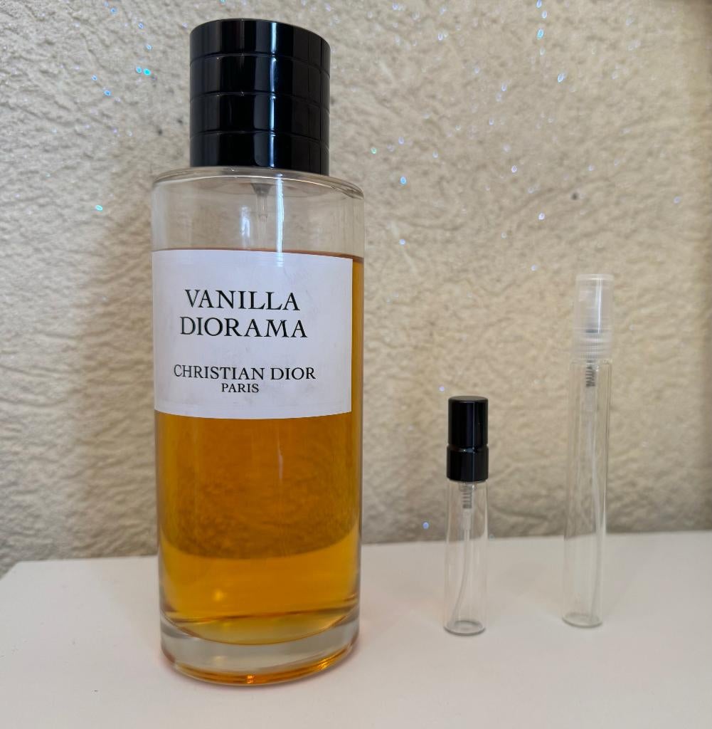 Vanilla Diorama Prive decant sample split parfum, Verzenden
