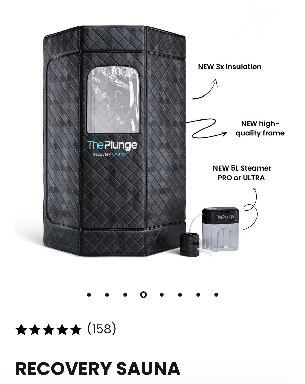 The Plunge Recovery Sauna, Ophalen of Verzenden, Zo goed als nieuw, Complete sauna