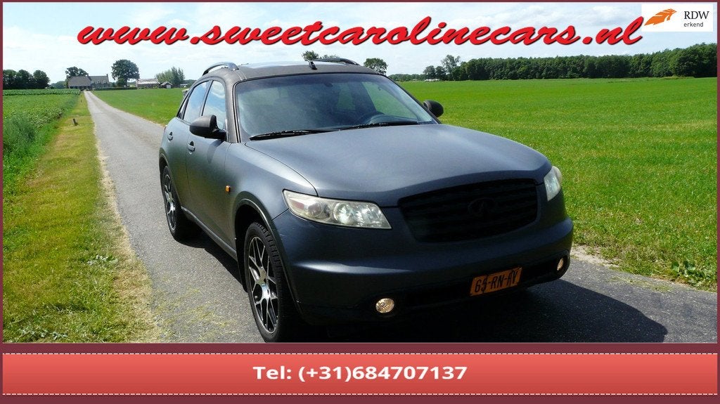 Infiniti FX 35Automaat,Custom wrapped,Apple-play,Custom uitl, Auto's, Infiniti, Bedrijf, Te koop, FX-serie, ABS, Achteruitrijcamera