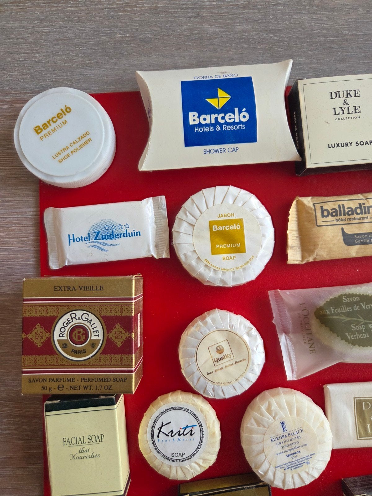 Verzameling Vintage Hotelzeepjes & Verzorging 22 stuks, Ophalen of Verzenden, Zo goed als nieuw