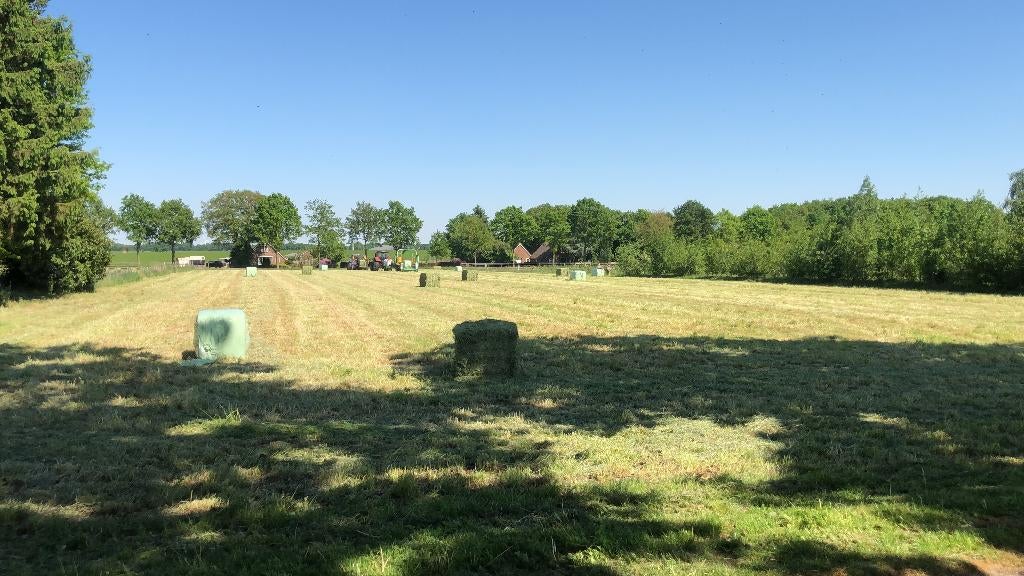 Grote balen hooi, Ophalen, Vee