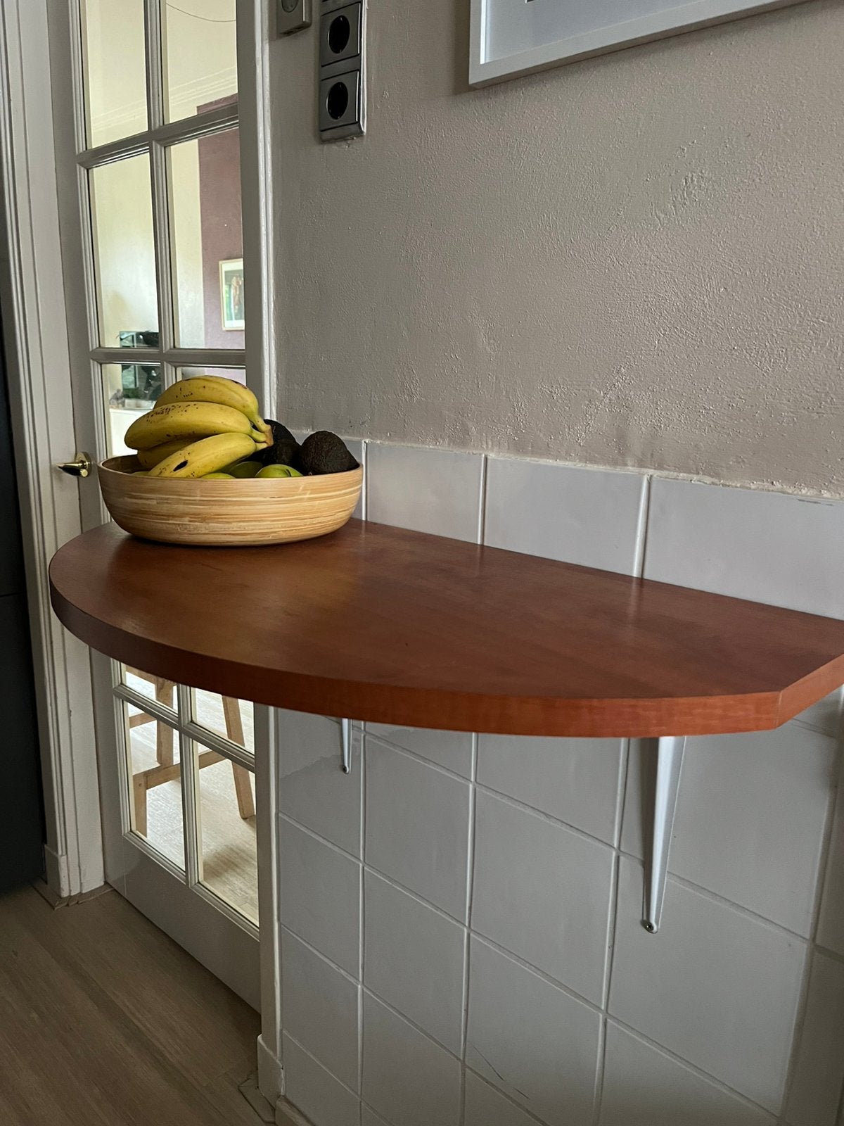 Halfronde bar | wandtafel | plank, Ophalen, Zo goed als nieuw