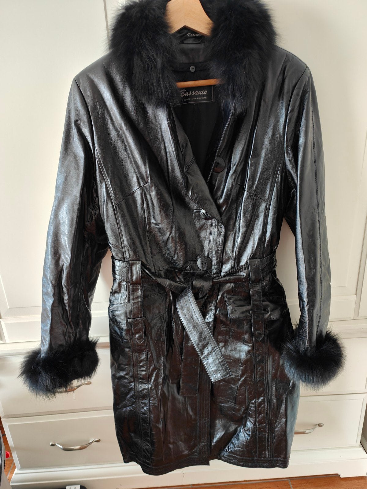 Leren jas, Kleding | Dames, Jassen | Winter, Ophalen of Verzenden, Zo goed als nieuw, Zwart