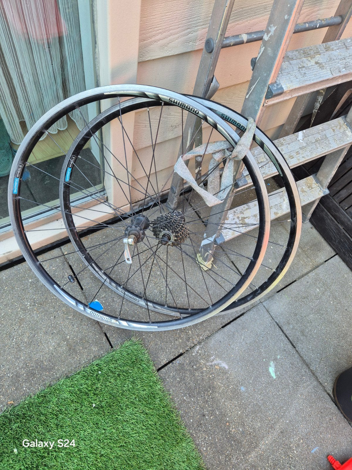 Shimano wielen set - 13C-622 / 14C-622, Fietsen en Brommers, Fietsonderdelen, Ophalen of Verzenden, Aluminium