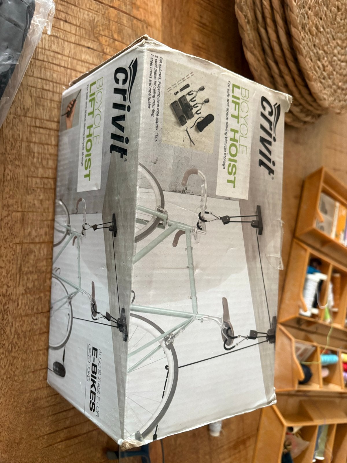 Crivit Fietslift Hoist - Nieuw in doos, Fietsen en Brommers, Fietsaccessoires | Fietsenrekken, Ophalen, Nieuw
