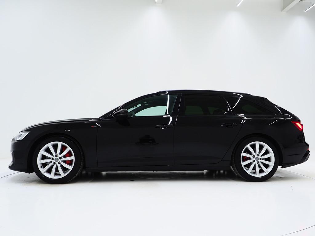 Audi A6 Avant 55 TFSI e quattro Full Black | Trekhaak | Keyl, Automaat, Gebruikt, Zwart, 4 cilinders