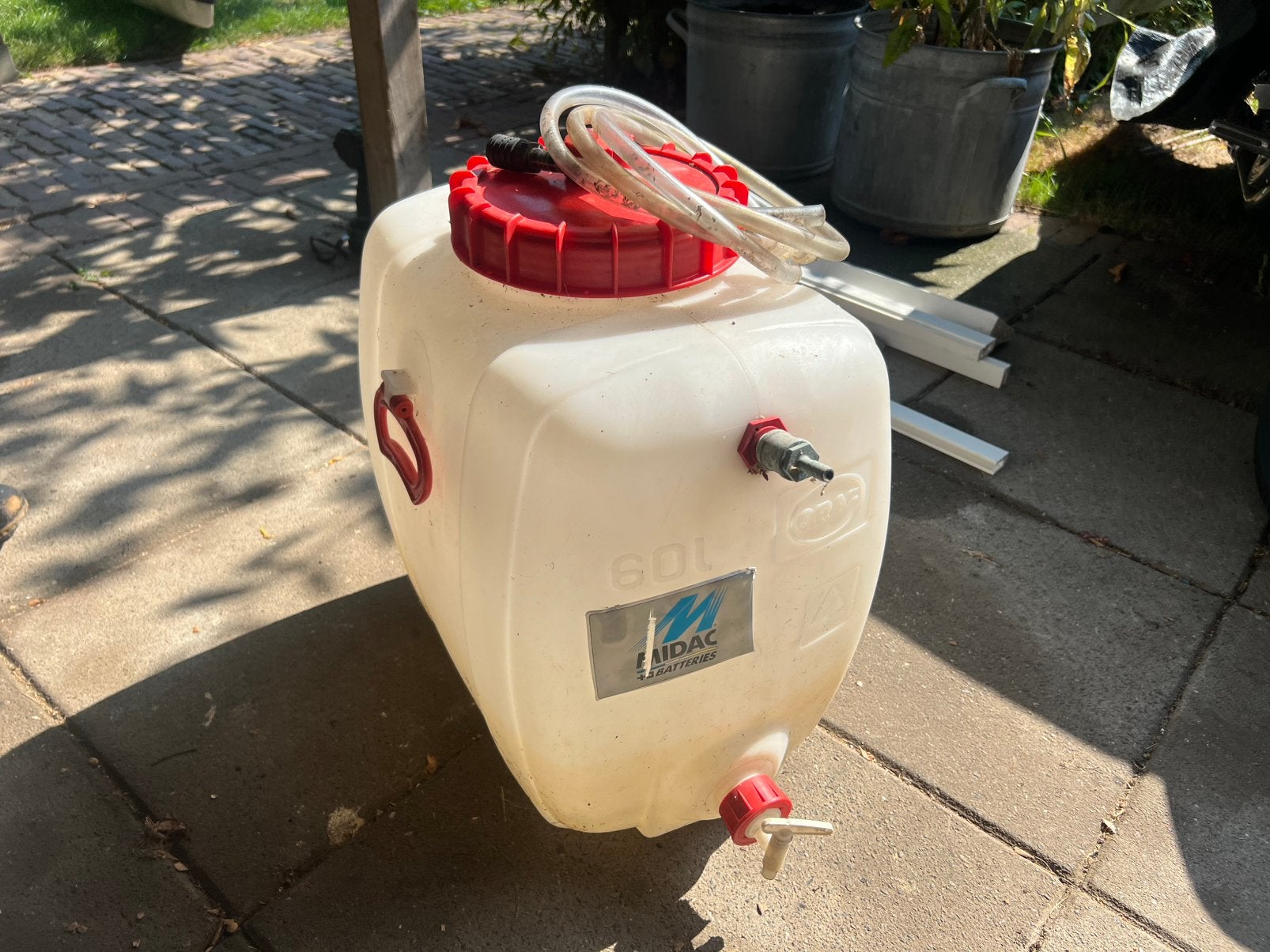 Watertank 60 liter, Caravans en Kamperen, Ophalen of Verzenden, Zo goed als nieuw