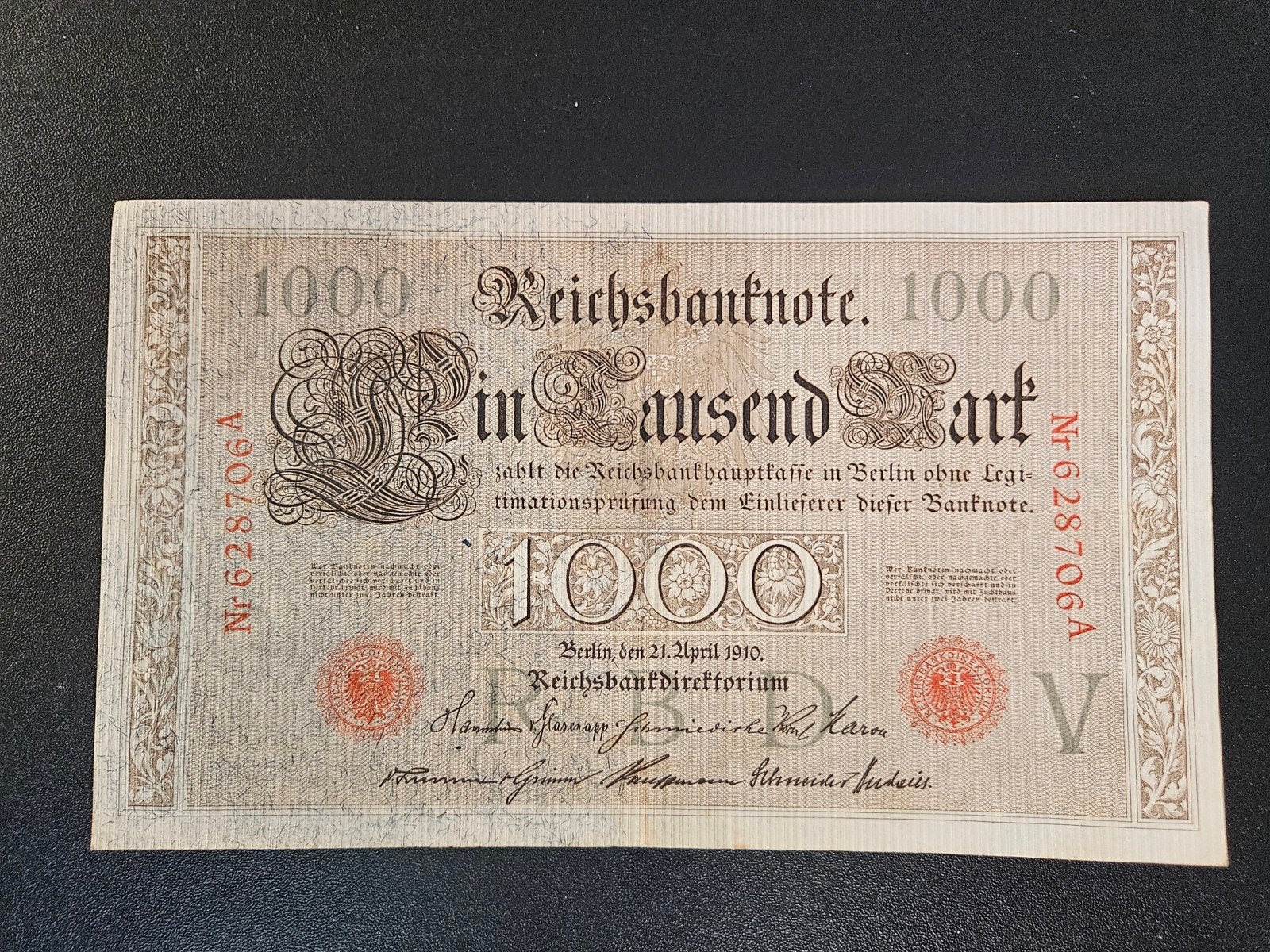 Duitsland pick 44a 1910      2, Ophalen of Verzenden, Duitsland, Los biljet