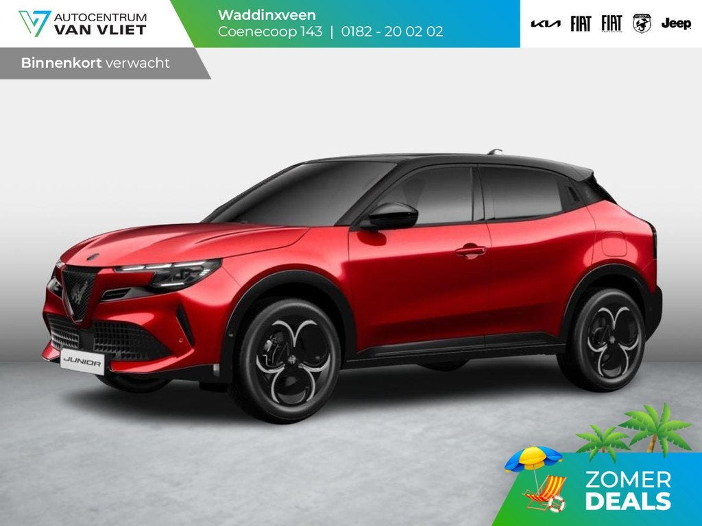 Alfa Romeo Junior 1.2 Turbo Hybrid Ibrida Ti | Techno Pack |, Auto's, Alfa Romeo, 145 pk, 1280 kg, 1199 cc, Met garantie (alle)