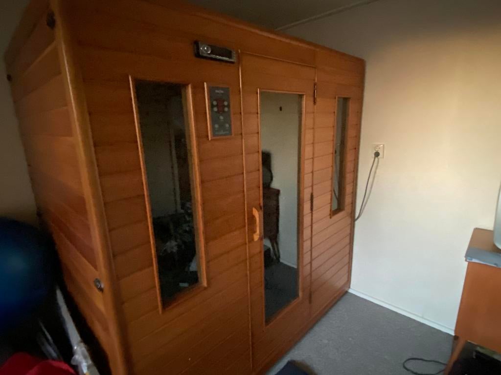 Update 4 persoons infraroodcabine, Ophalen, Zo goed als nieuw, Infrarood, Complete sauna