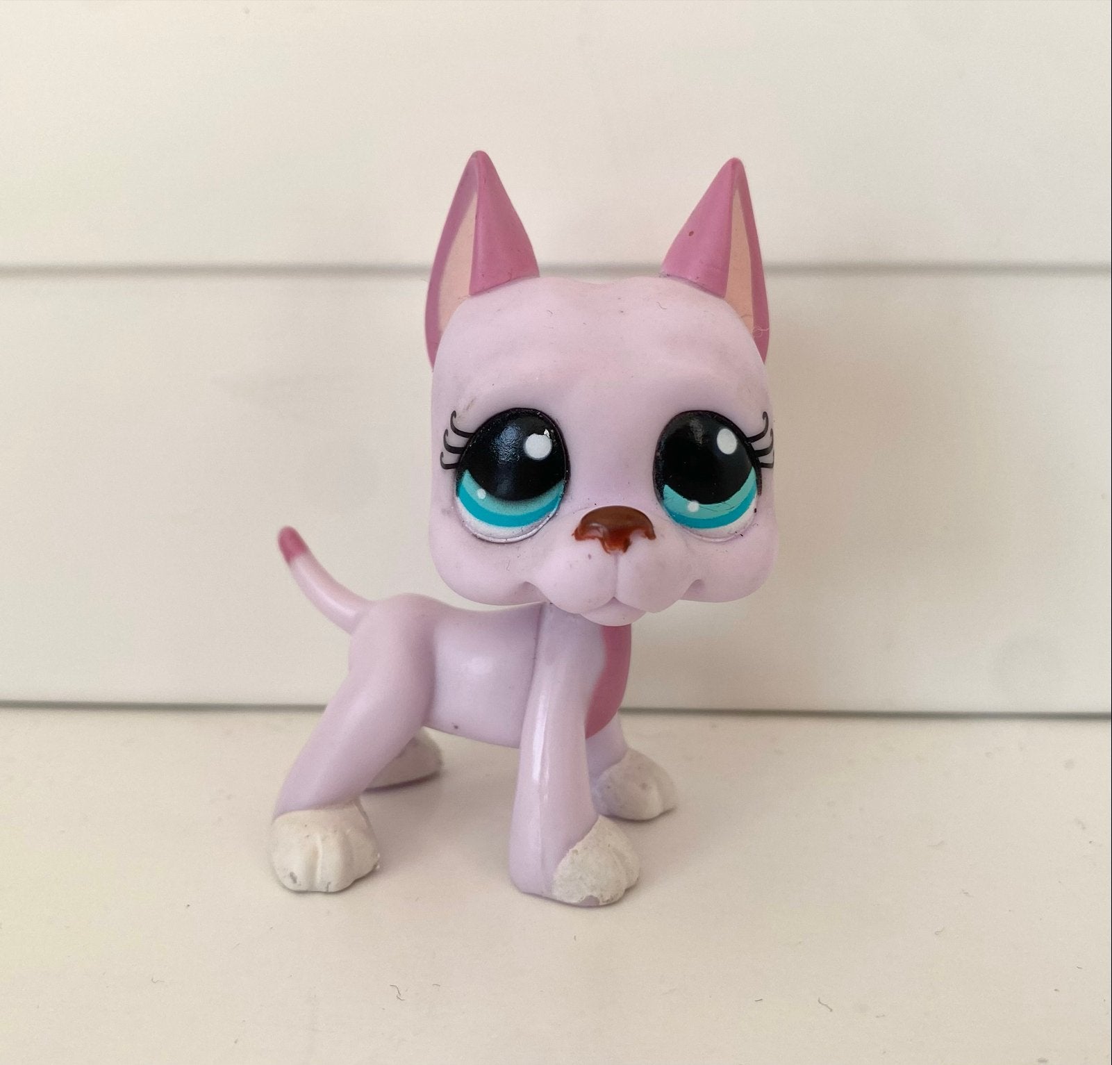 LPS Littlest Pet Shop Deense dog 1022, Ophalen of Verzenden, Gebruikt