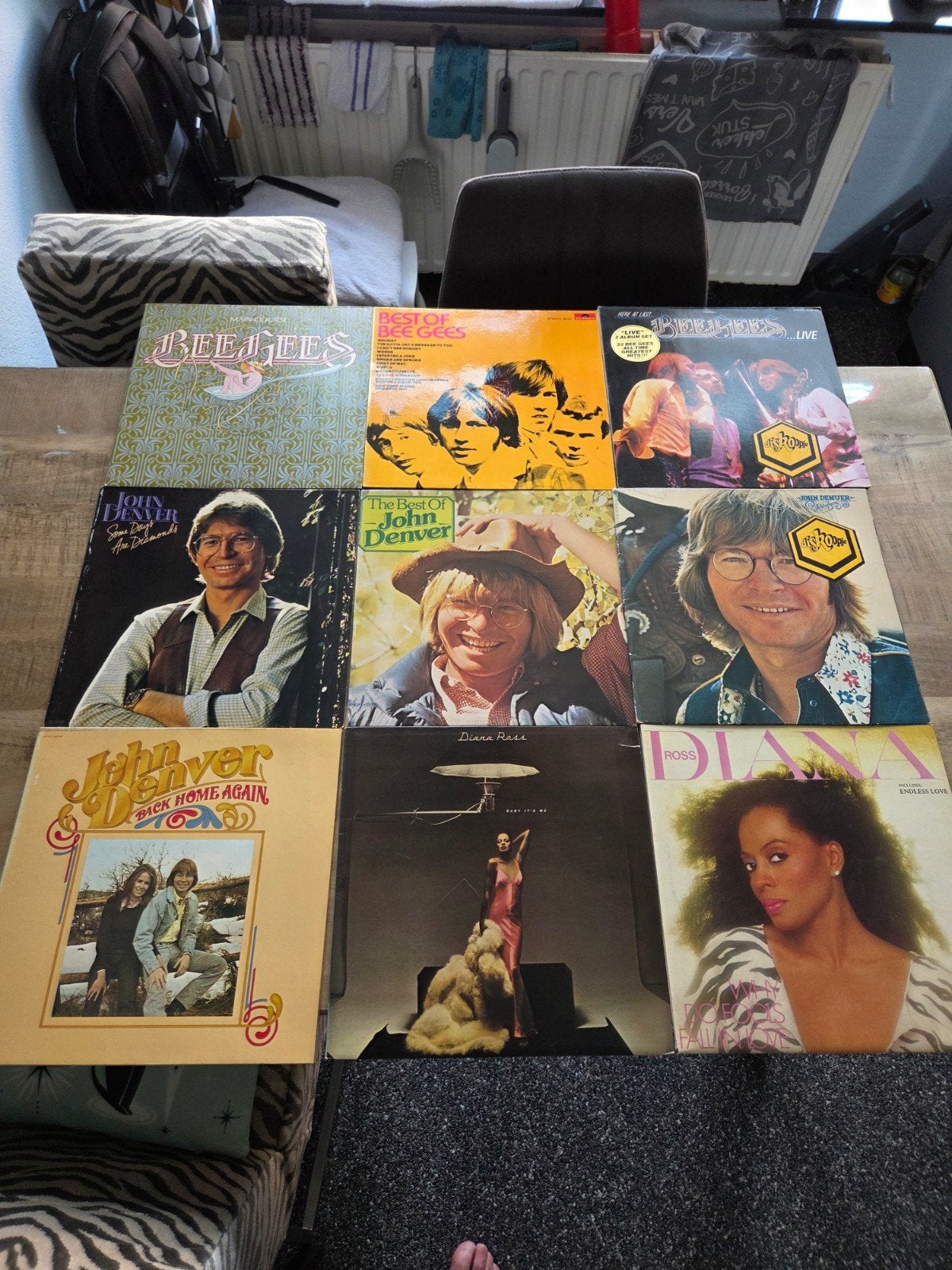 Grote collectie pop en disco LP's - diverse artiesten, Ophalen, LP, Gebruikt, Pop