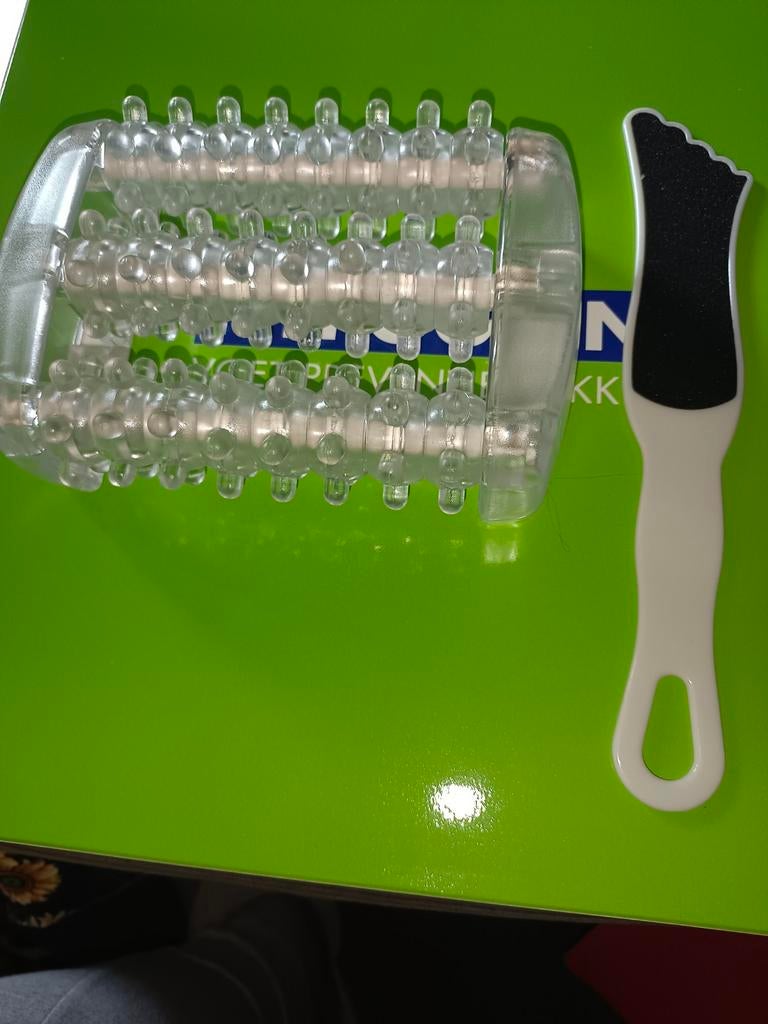 Stevige plastic massageroller voor voeten en lichaam, Ophalen of Verzenden