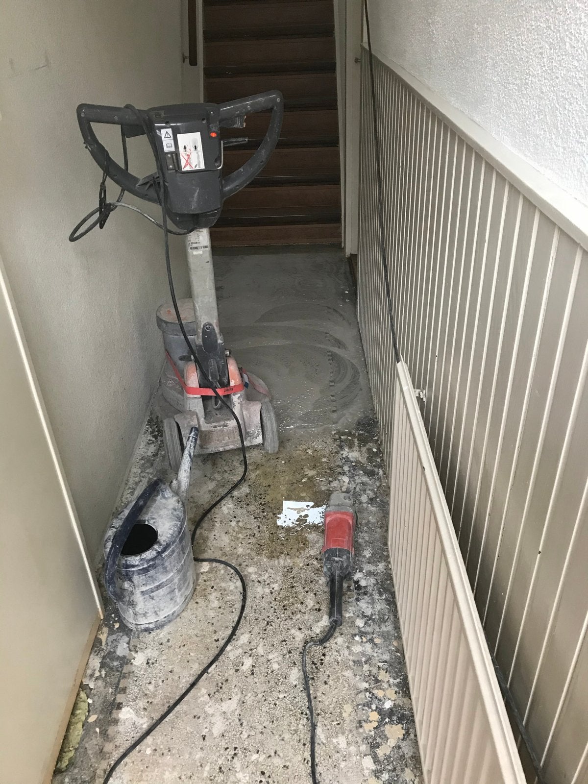 Renovatie polijsten terrazzo