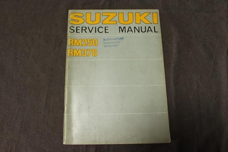 Suzuki RM250 RM370 1976 motorcycle service manual handboek, Ophalen of Verzenden, Suzuki