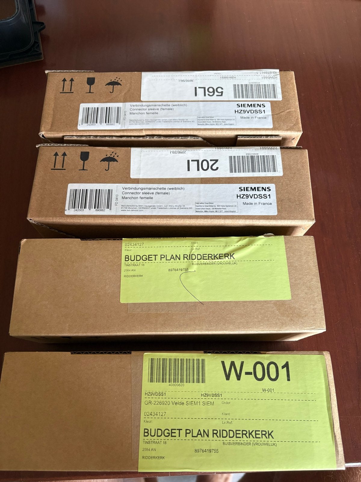 Siemens HZ9VDSS1 Buisverbinder (vrouwelijk) prijs per stuk, Ophalen of Verzenden, Nieuw, Siemens, Overige typen