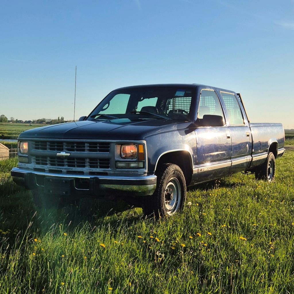 Chevrolet C3500 crew cab, Auto's, Chevrolet, Automaat, Achterwielaandrijving, Pick-up, 8 cilinders