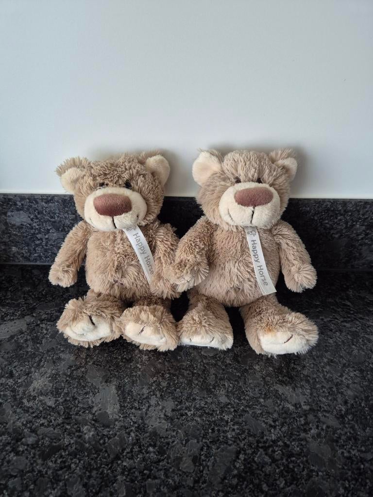 Happy Horse - Knuffel Beer Bella 2 stuks, Kinderen en Baby's, Speelgoed | Knuffels en Pluche, Ophalen of Verzenden, Zo goed als nieuw