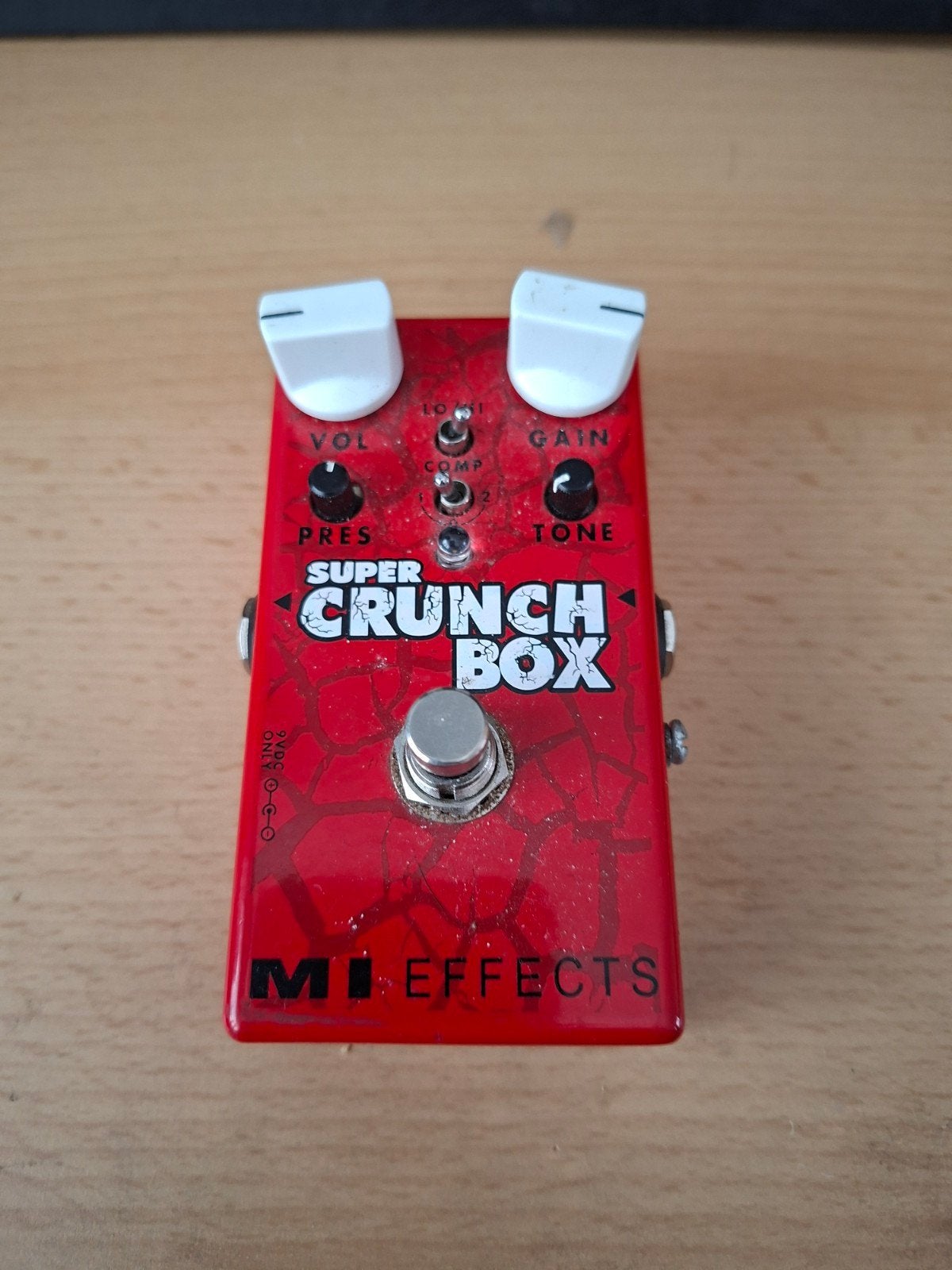 MI Effects Super Crunch Box gitaarpedaal, Muziek en Instrumenten, Effecten, Ophalen of Verzenden, Gebruikt, Distortion, Overdrive of Fuzz