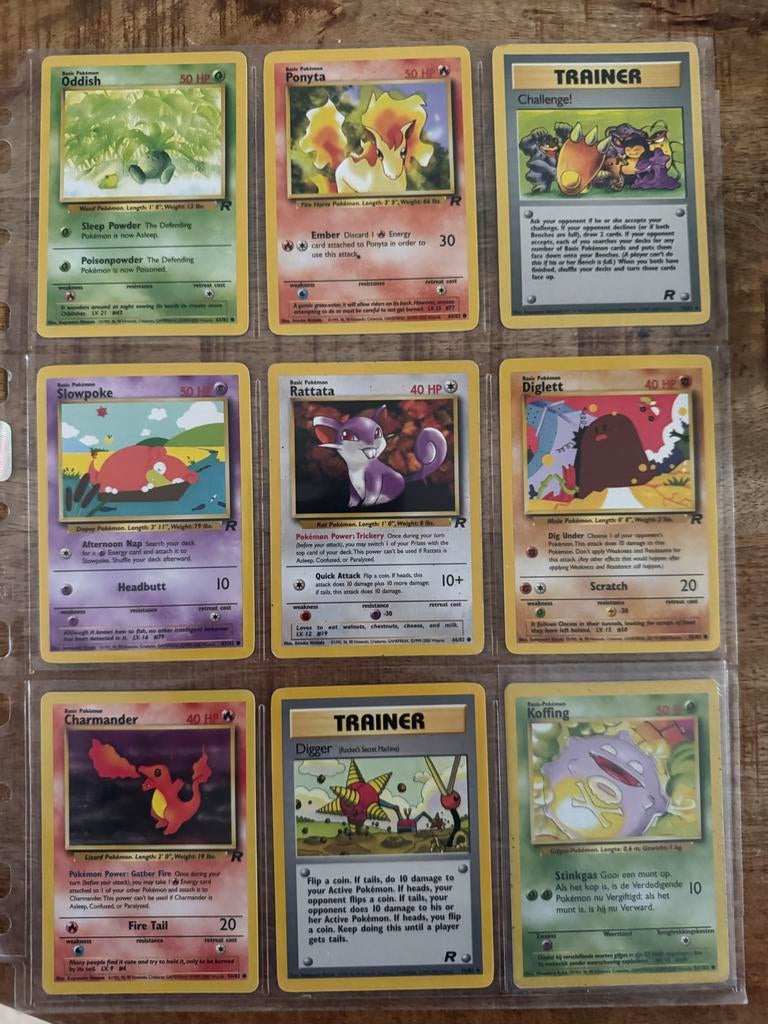Pokémon Kaarten Collectie - Vintage en Zeldzaam, Ophalen of Verzenden, Zo goed als nieuw, Meerdere kaarten