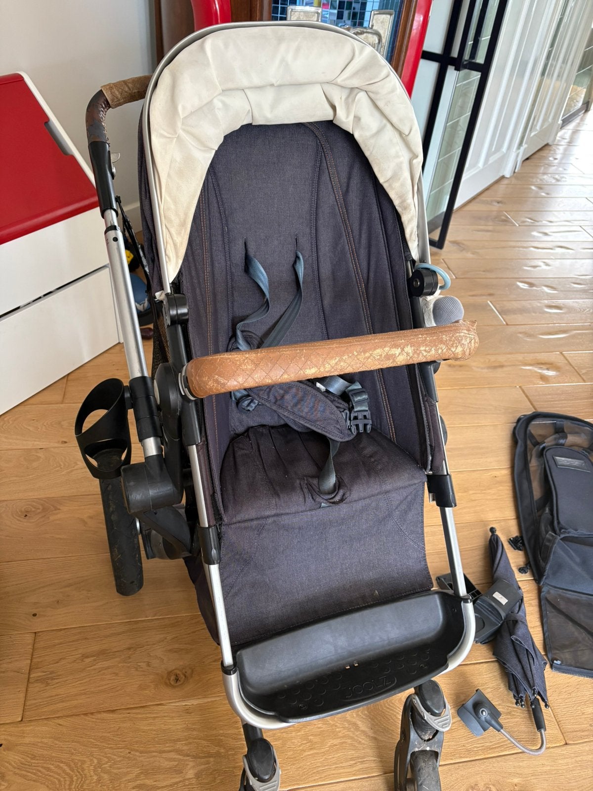 Joolz by Fab day 1 compleet!, Gebruikt, Verstelbare duwstang, Combiwagen, Ophalen