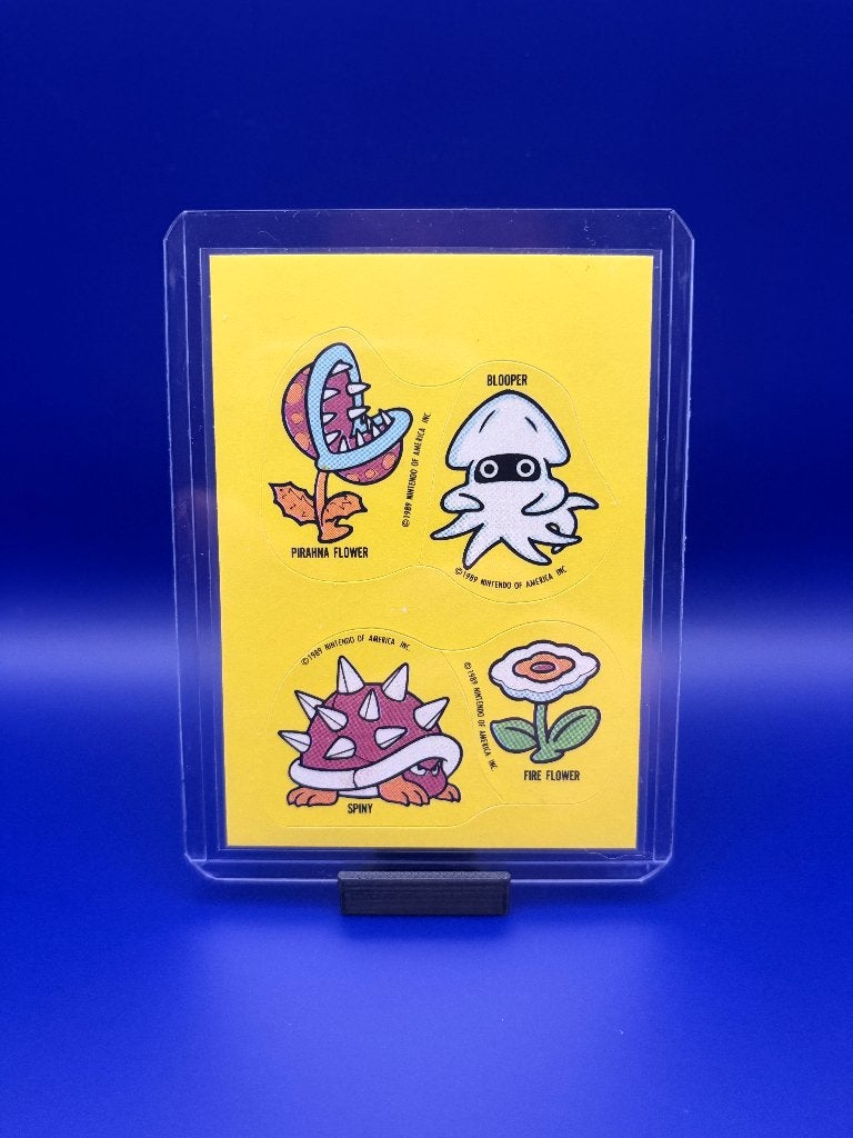 1989 Topps Nintendo Mario Game Tip Stickers 26, Verzenden, Zo goed als nieuw, Overige typen