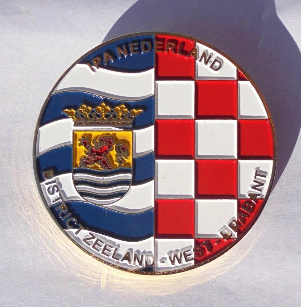 Coin penning I.P.A. Nederland, District Zeeland - Brabant., Ophalen of Verzenden, Overige soorten, Nederland, Embleem of Badge