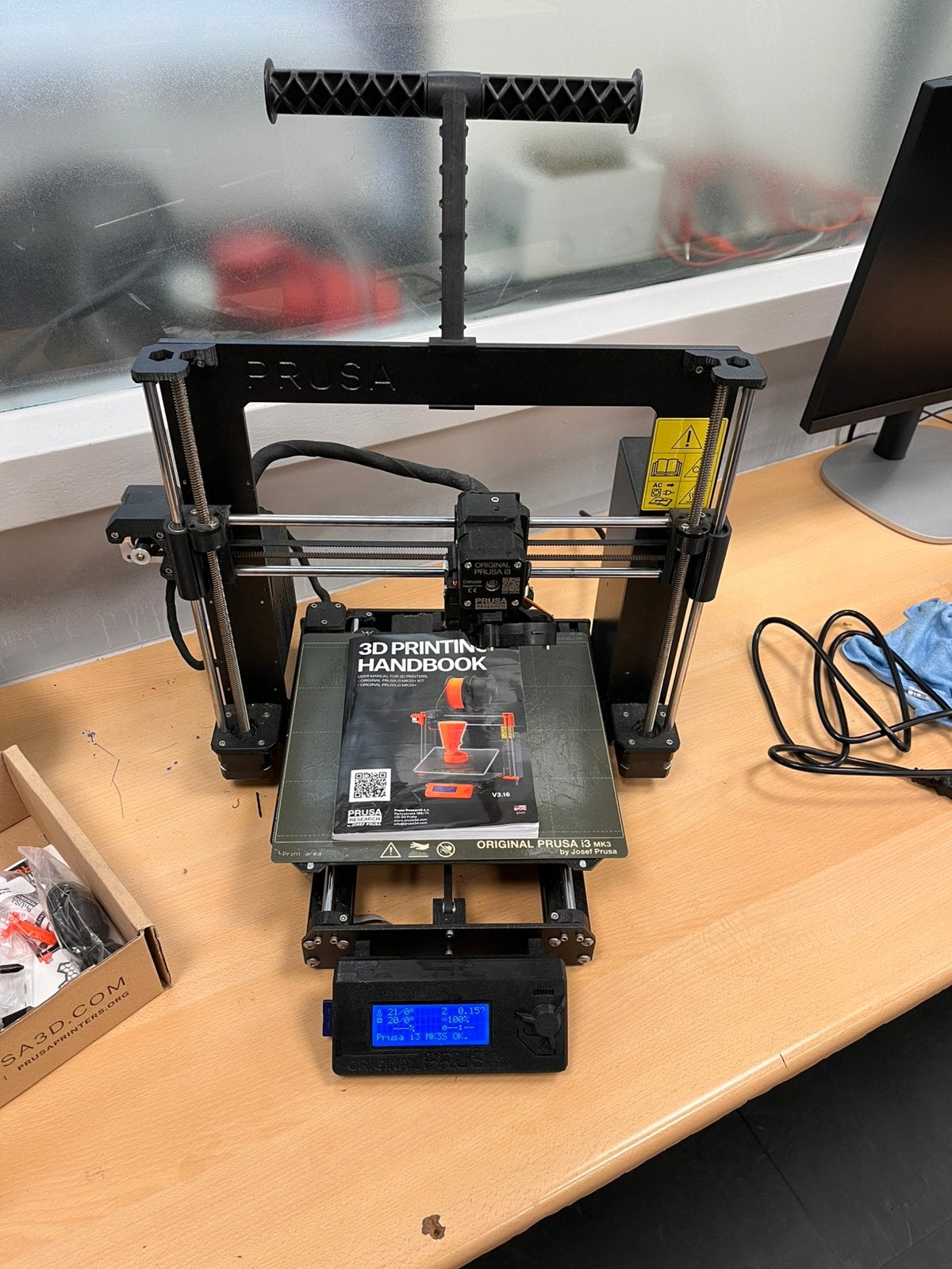 ORIGINAL PRUSA i3     3-D printer   INCL. 21 ROLLEN FILAMENT, Computers en Software, Ophalen, Gebruikt, Filament
