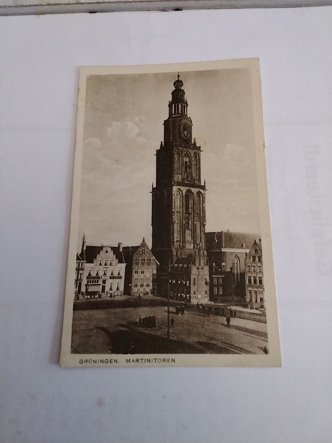 Oude Ansichtkaart Groningen Martinitoren Gelopen, Verzamelen, Ansichtkaarten | Nederland, Ophalen of Verzenden, Voor 1920, Gelopen