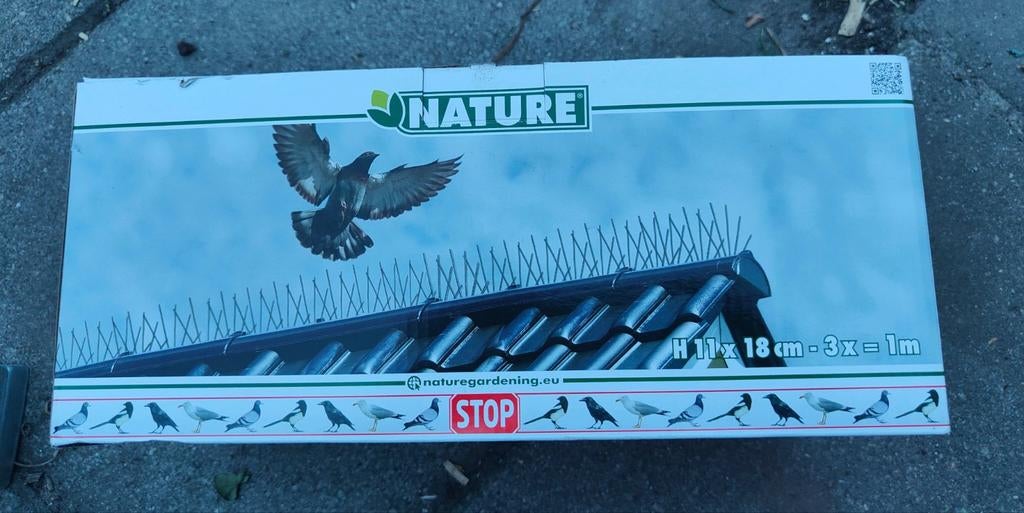 Nature Anti Vogelpinnen - 13 Spikes (halve set), ongebruikt, Ophalen of Verzenden, Nieuw, Ongediertebestrijding