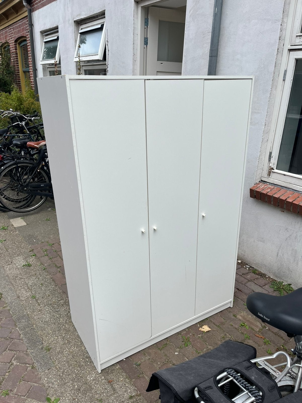 Ikea kledingkast wit, Huis en Inrichting, Kasten | Roldeurkasten en Archiefkasten, Ophalen, 50 tot 100 cm, Zo goed als nieuw, 150 tot 200 cm