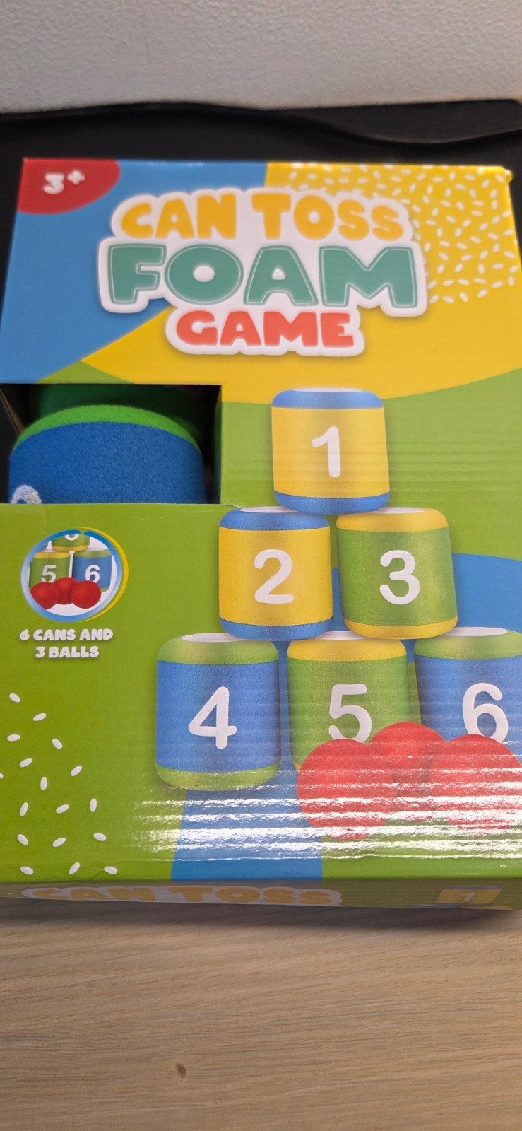 Can Toss Foam Game - Werpspel voor Kinderen, Ophalen of Verzenden, Nieuw, Jongen of Meisje