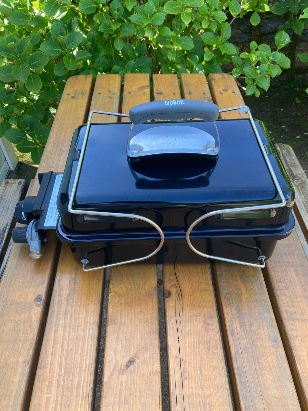 Weber Go Anywhere Gas bbq, Tuin en Terras, Ophalen, Zo goed als nieuw