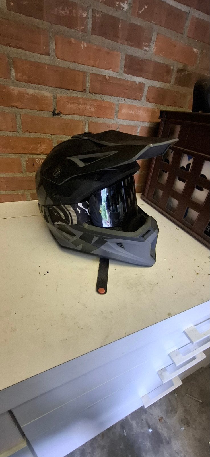 Raven Crosshelm Maat M met bril, M, Tweedehands, Ophalen, Overige merken