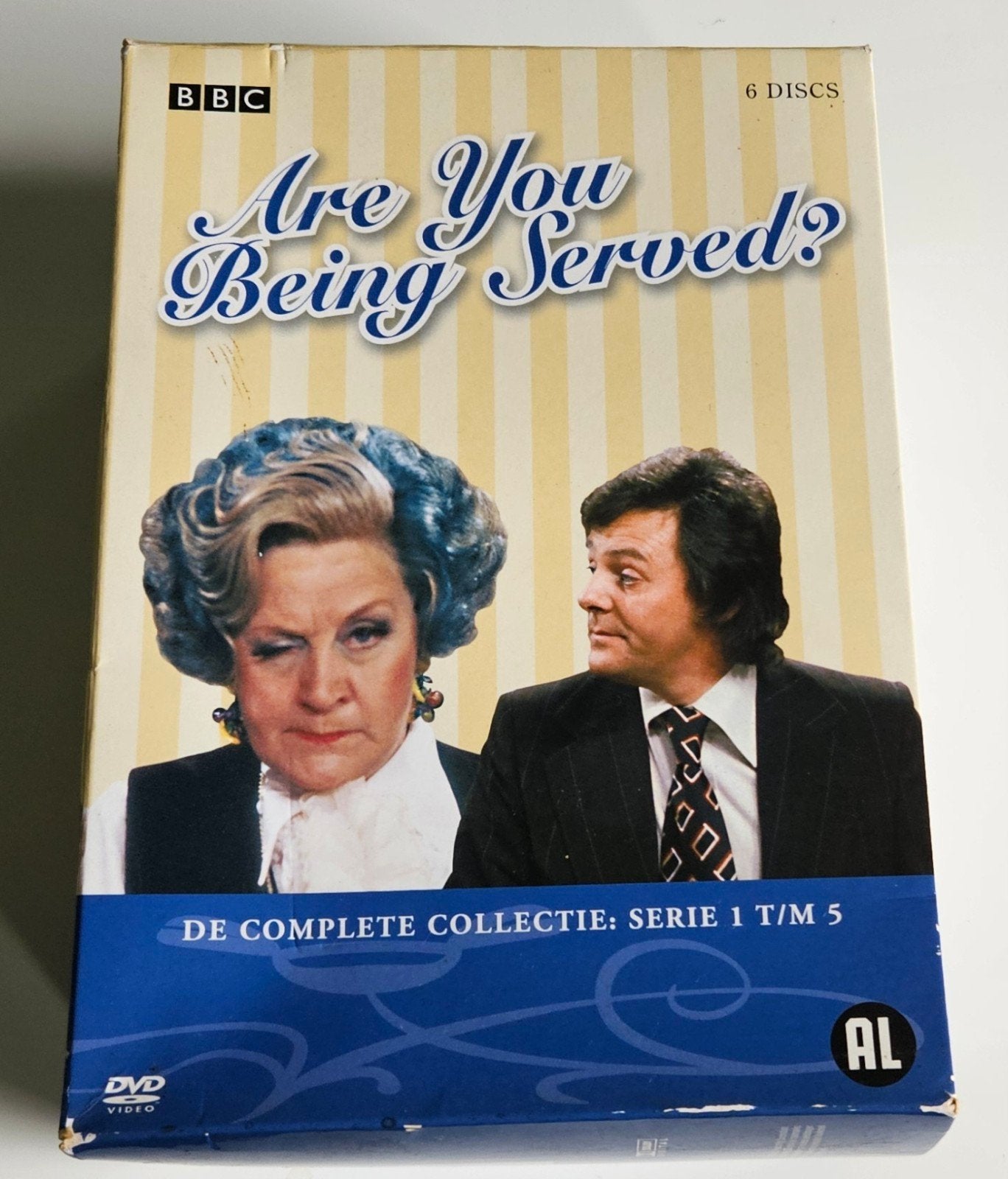 Are You Being Served? Serie 1 t/m 5, 6 DVD Boxset, Alle leeftijden, Ophalen of Verzenden, Gebruikt, Komedie