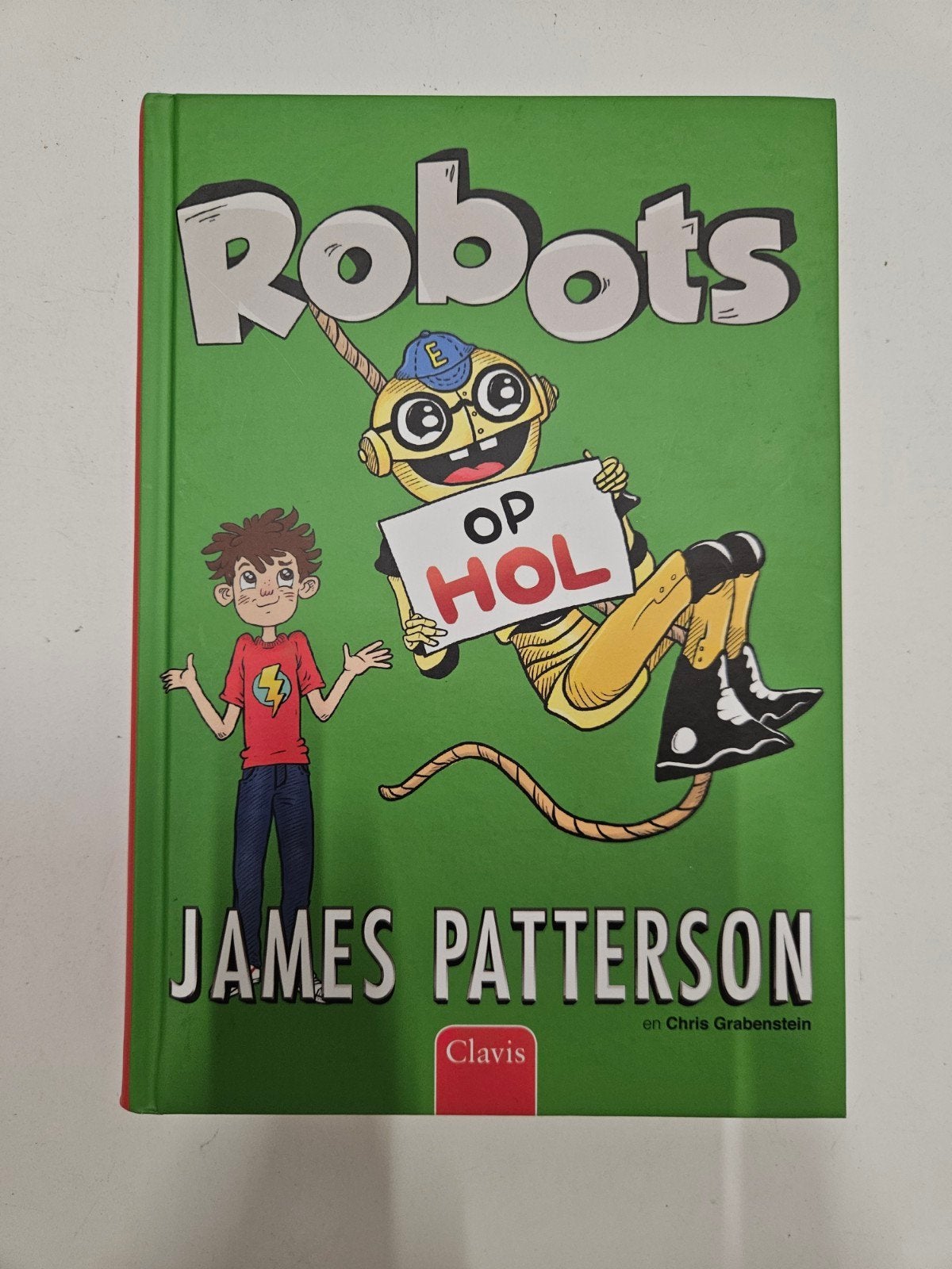 James Patterson - Robots op hol, Ophalen of Verzenden, Zo goed als nieuw, James Patterson; Chris Grabenstein