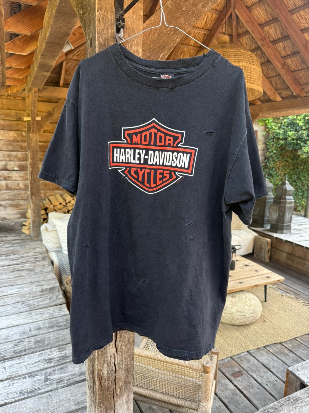 Harley Davidson t shirt, Kleding | Heren, T-shirts, Ophalen of Verzenden, Zo goed als nieuw, Maat 56/58 (XL), Zwart