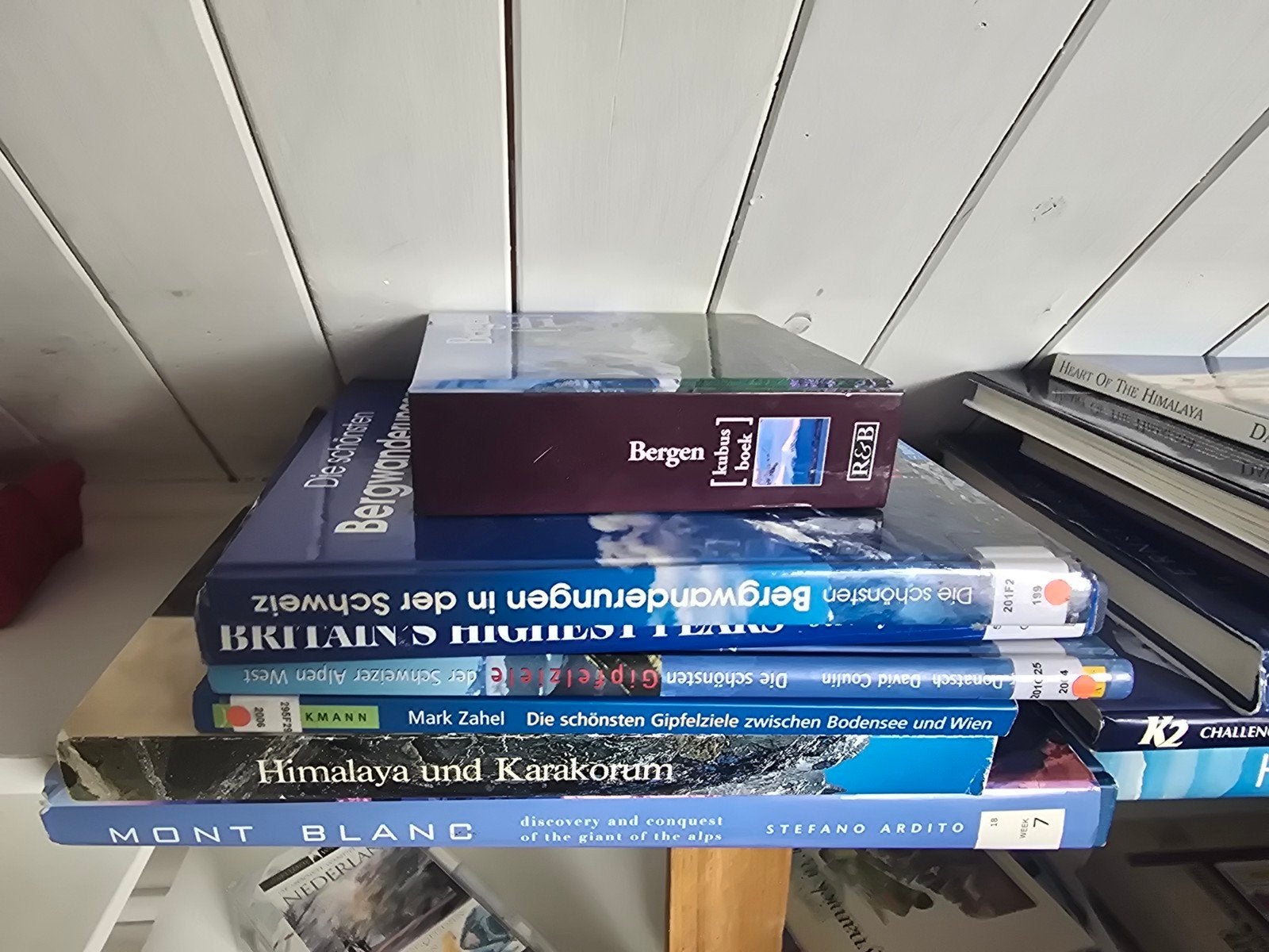 Diverse boeken over bergbeklimmen en bergen, Ophalen of Verzenden, Gelezen, Diverse auteurs, Europa overig