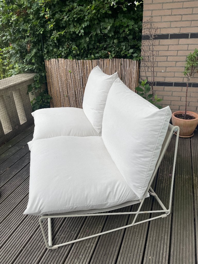 Zitsbank, buiten, Ophalen, Gebruikt, Metaal