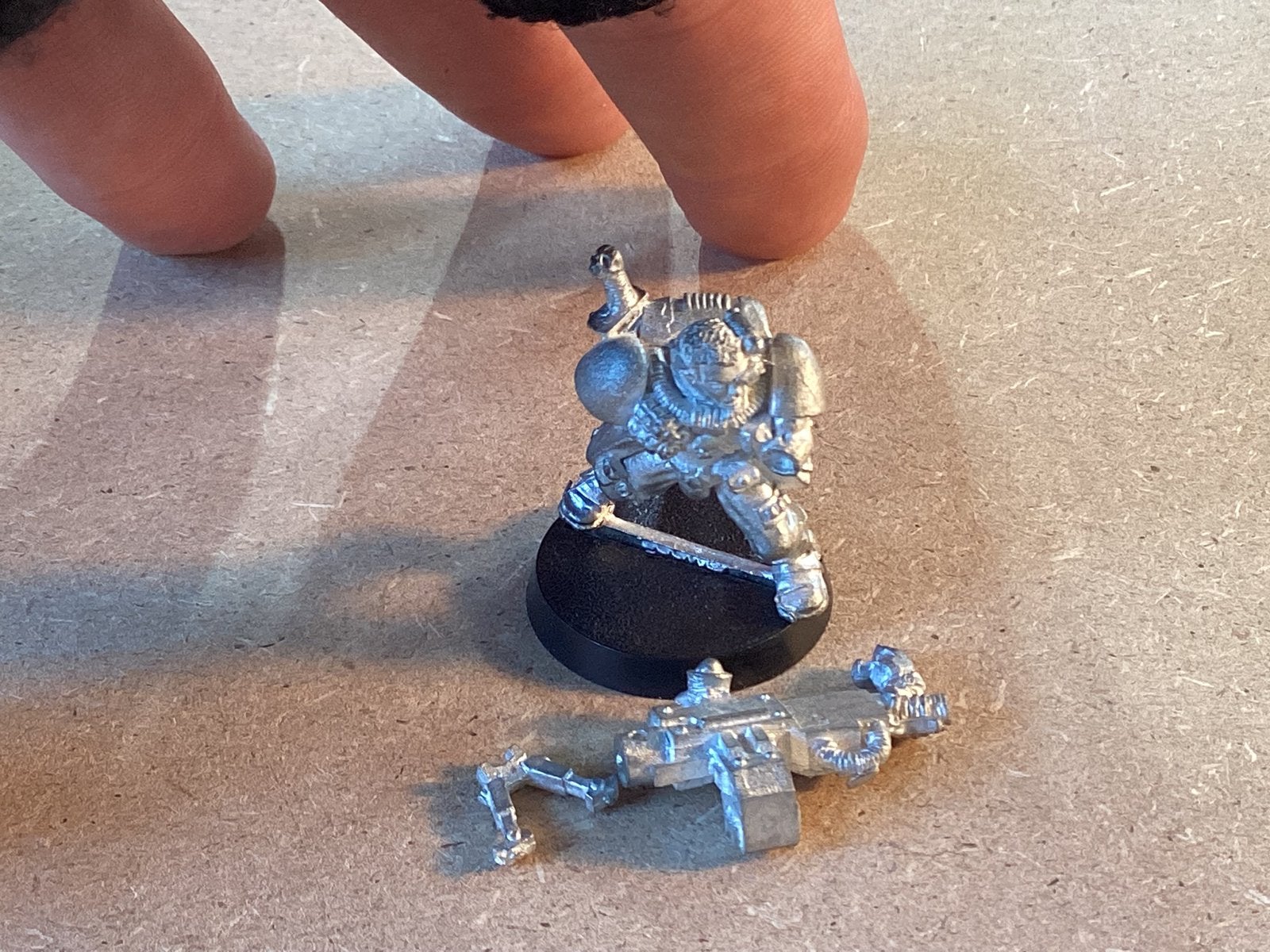 1x Space Marines; Space Marine, Scout [1997], Ophalen of Verzenden, Zo goed als nieuw, Warhammer 40000, Figuurtje(s)