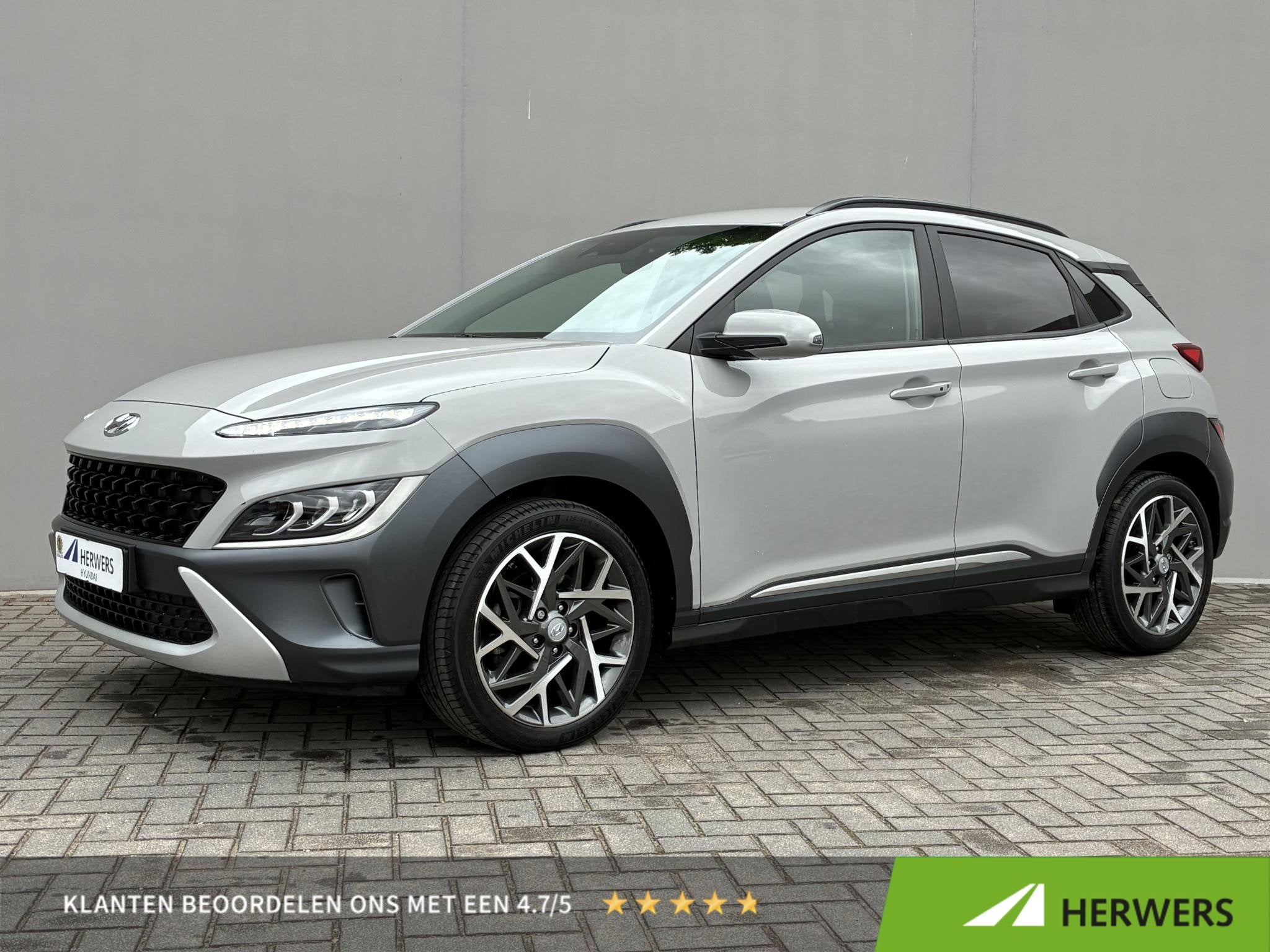 Hyundai Kona 1.6 GDI HEV Fashion / 1.300 KG trekgewicht / He, Stof, Gebruikt, Euro 6, 2 kWh