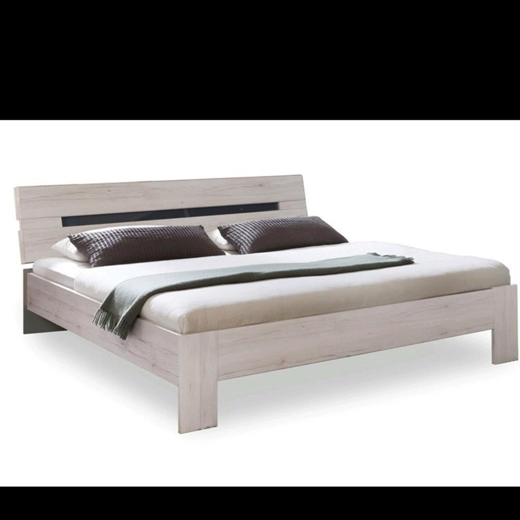 Ledikant Arillo 2 persoons, Huis en Inrichting, Slaapkamer | Bedden, Ophalen, Wit, Tweepersoons, 140 cm